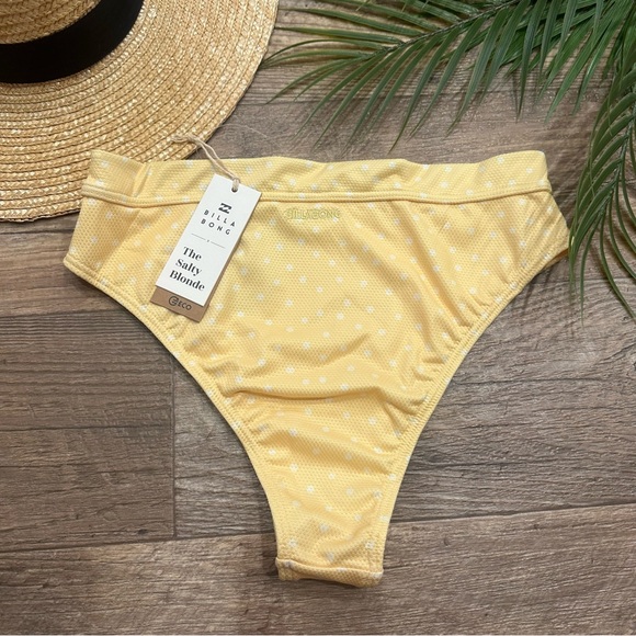 Billabong x Salty Blonde Polka Dot Bikini Bottom 🌼🍍💕 - Picture 9 of 13